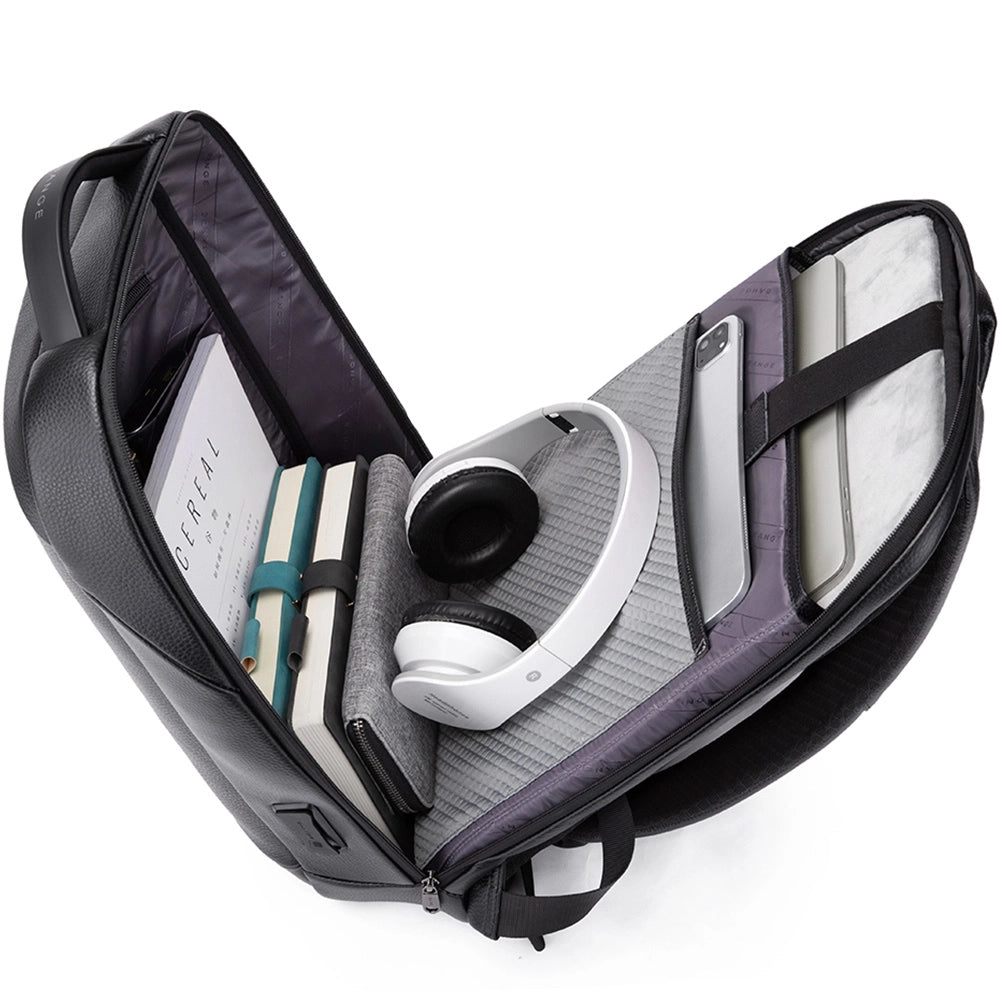 Rucsac Laptop, Piele Naturală,  BANGE BG6621