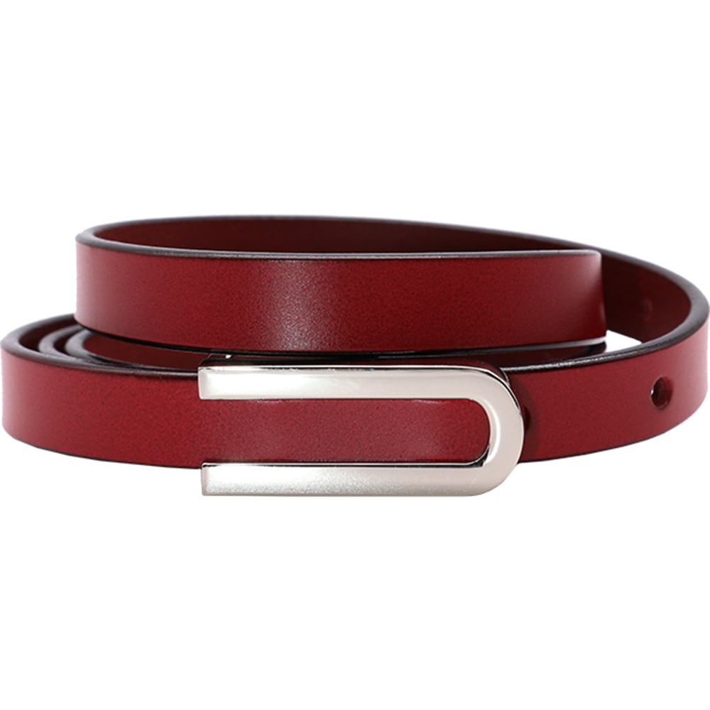 Curea dama, subtire, model clasic, piele naturala, ROCS BZ-07