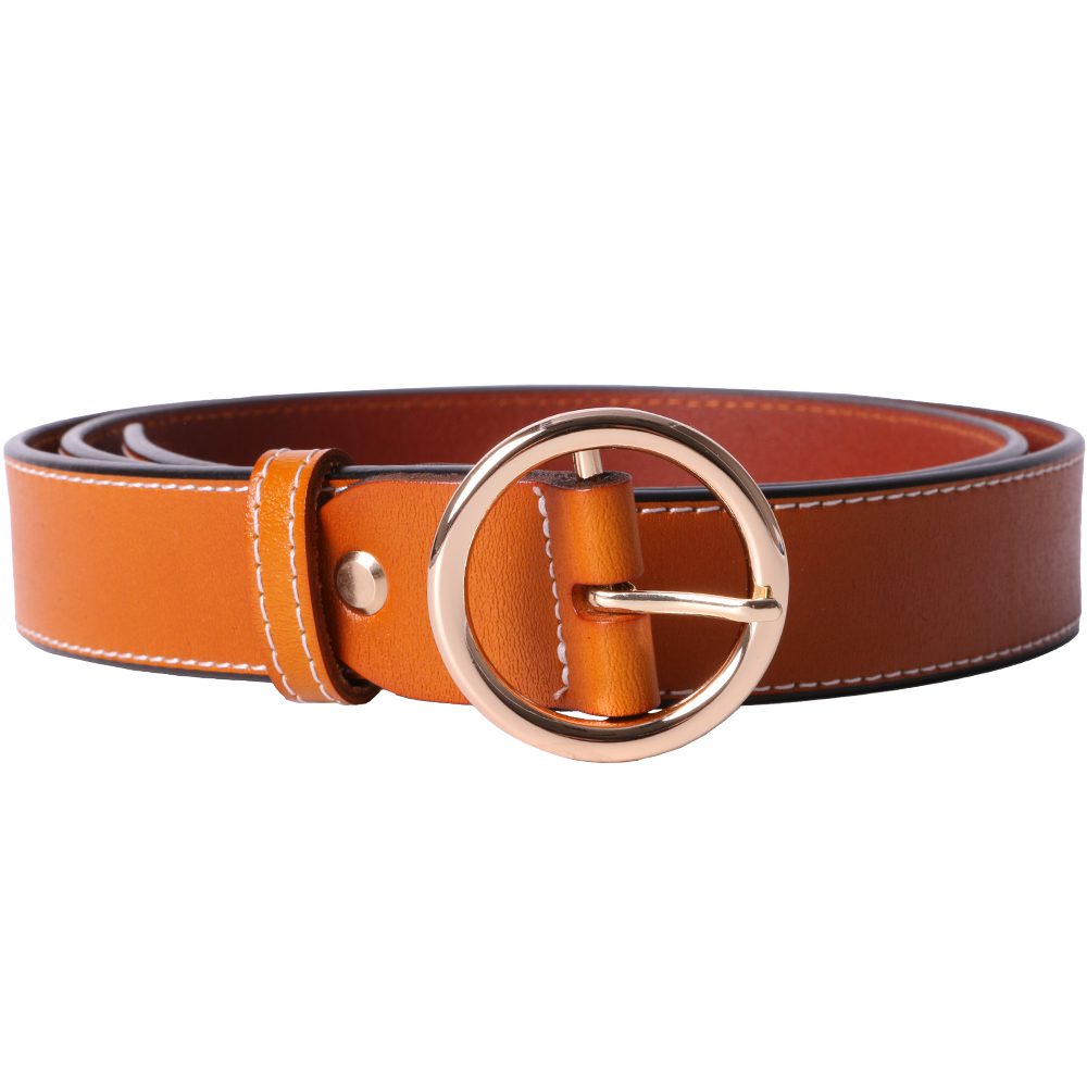 Curea dama, ROCS, piele naturala, catarama clasica rotunda, BZ-26