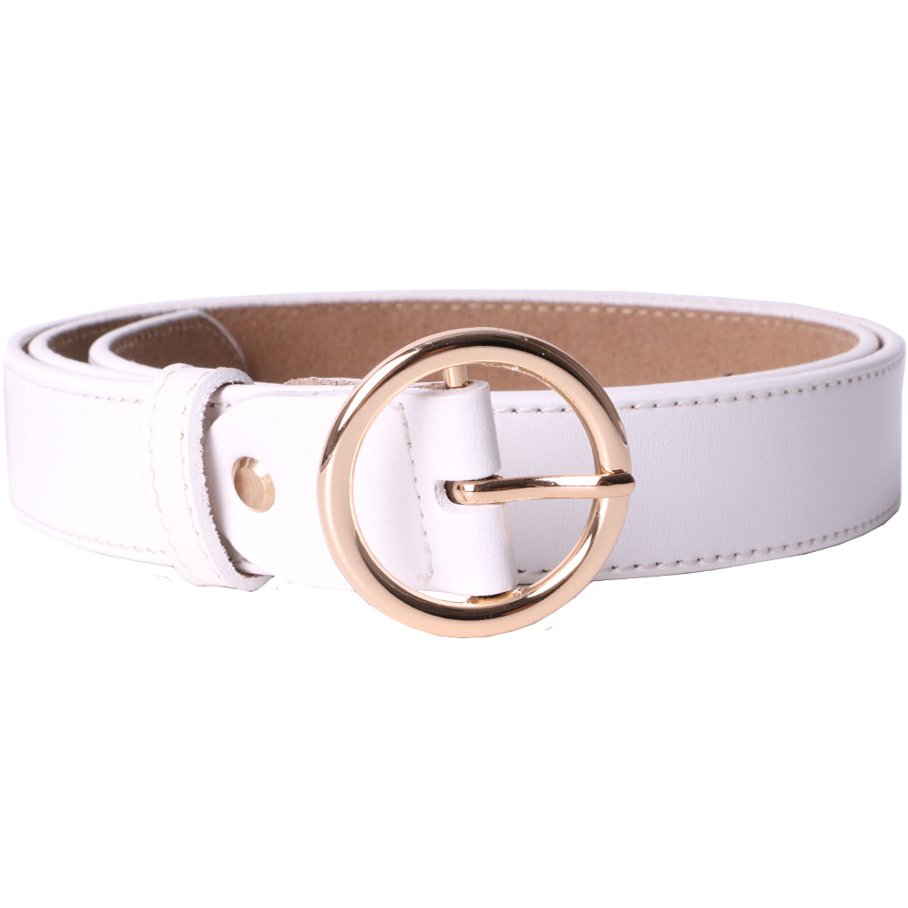Curea dama, ROCS, piele naturala, catarama clasica rotunda, BZ-26