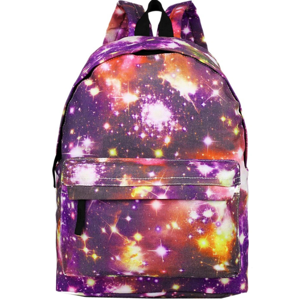 Rucsac dama, stil casual, cu print univers, Miss Lulu E1401U