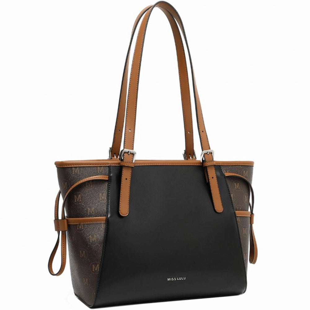 Geanta dama, Tote Bag casual model monograma, Miss Lulu LG2322