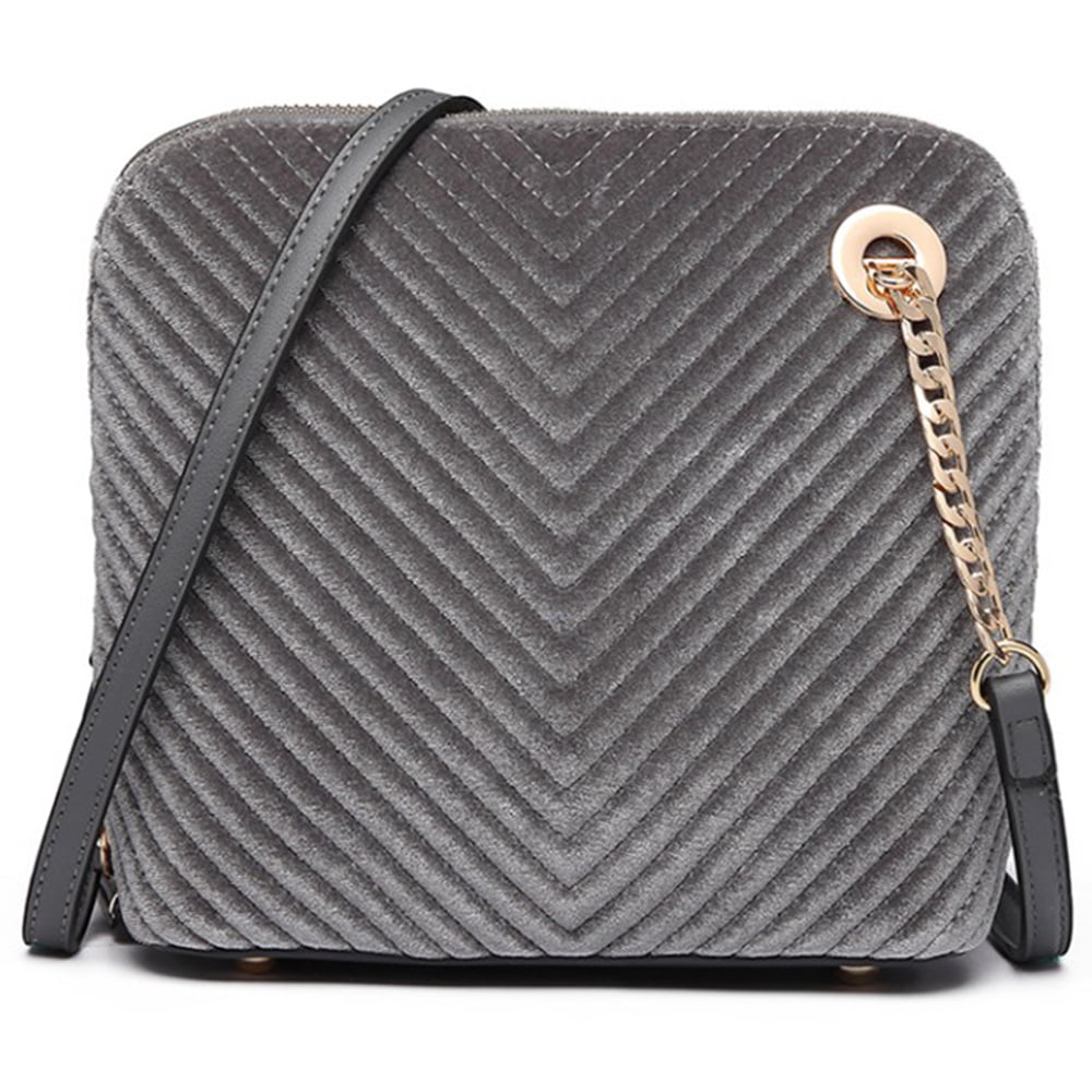 Geanta dama, tip crossbody, din catifea, Astana, LT1863