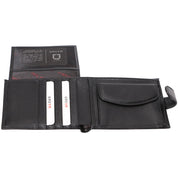 Portofel barbati, piele naturala, pentru barbati, KARYA , cu capsa metalica 0418