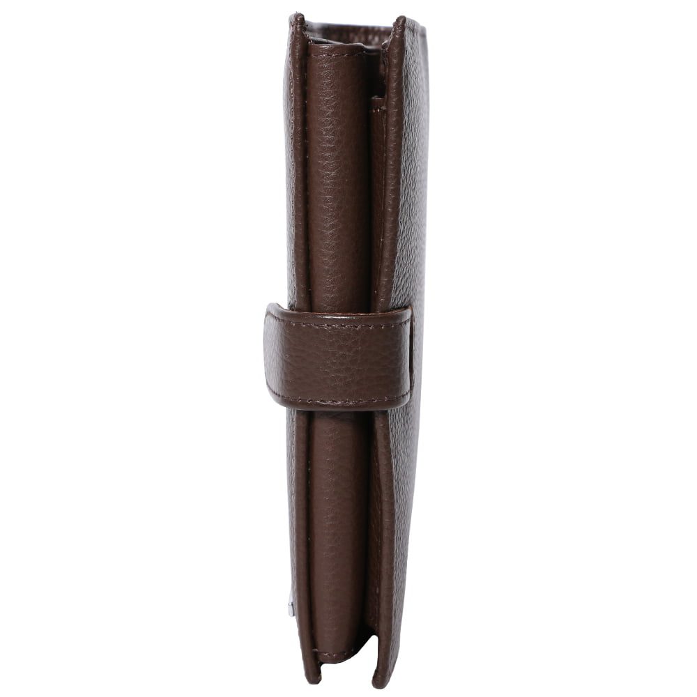 Portofel barbati, piele naturala, pentru barbati, cu capsa metalica 0498