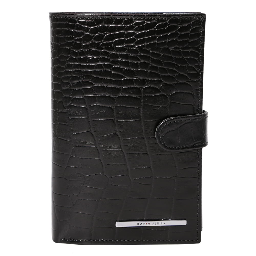 Portofel barbati, piele naturala, pentru barbati, cu capsa metalica 0498