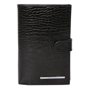Portofel barbati, piele naturala, pentru barbati, cu capsa metalica 0498