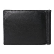 Portcard unisex, piele naturala, cu clapa metalica pentru bancnote 0902