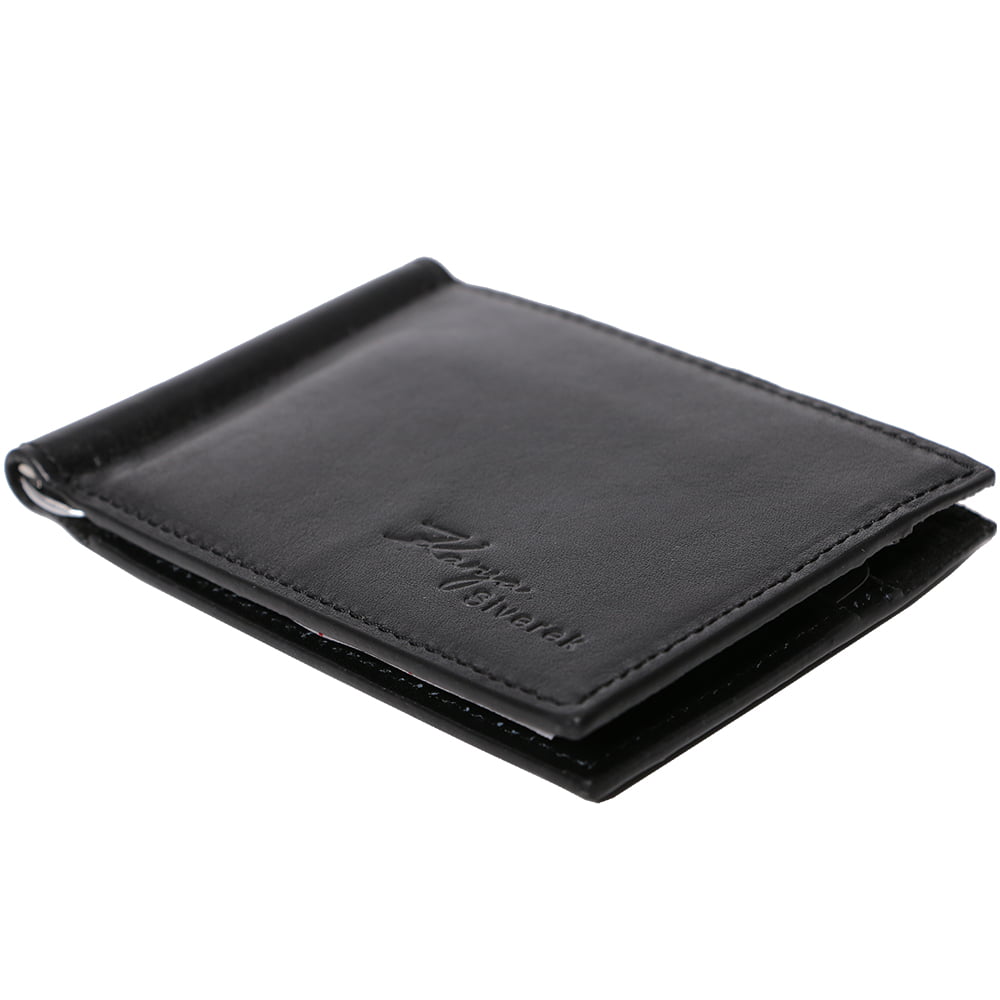 Portcard unisex, piele naturala, cu clapa metalica pentru bancnote 0902