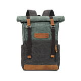 Rucsac Călătorie JOLAR, Canvas și Inserții Piele Naturală
