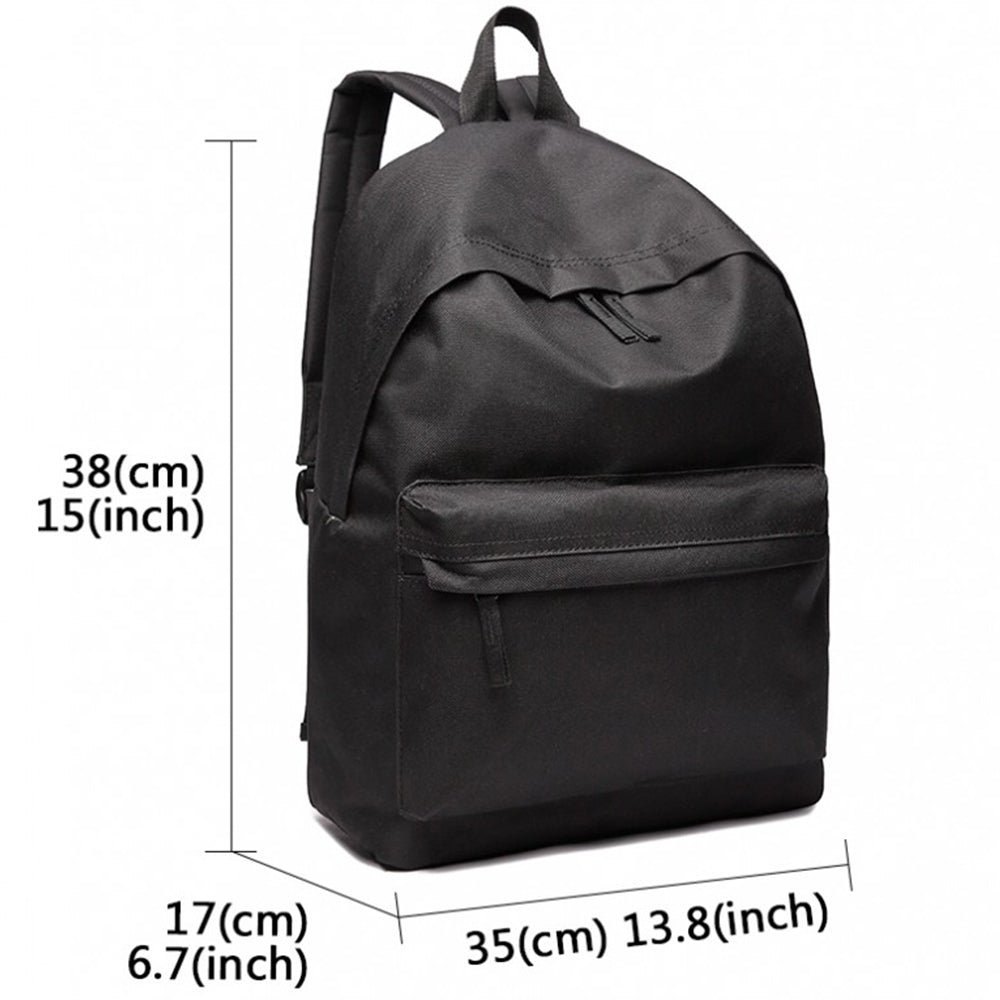 Rucsac unisex mare, casual din poliester, Miss Lulu, 700D