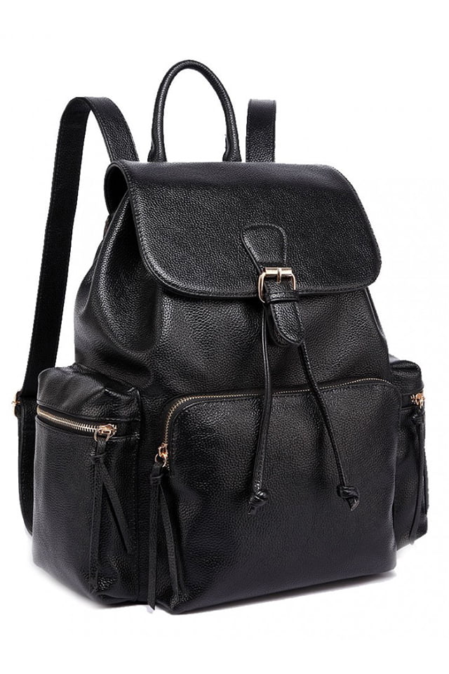 Rucsac dama, stil casual, din piele ecologica, rezistent la apa, KONO LH1709