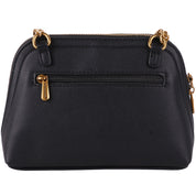 Geanta crossbody pentru dama din piele eco si rafie cu motive etnice, David Jones, AB-6757-2