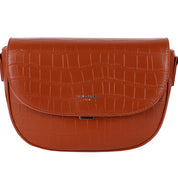 Geanta crossbody pentru dama din piele eco imitatie crocodil, David Jones, AB-CM6510