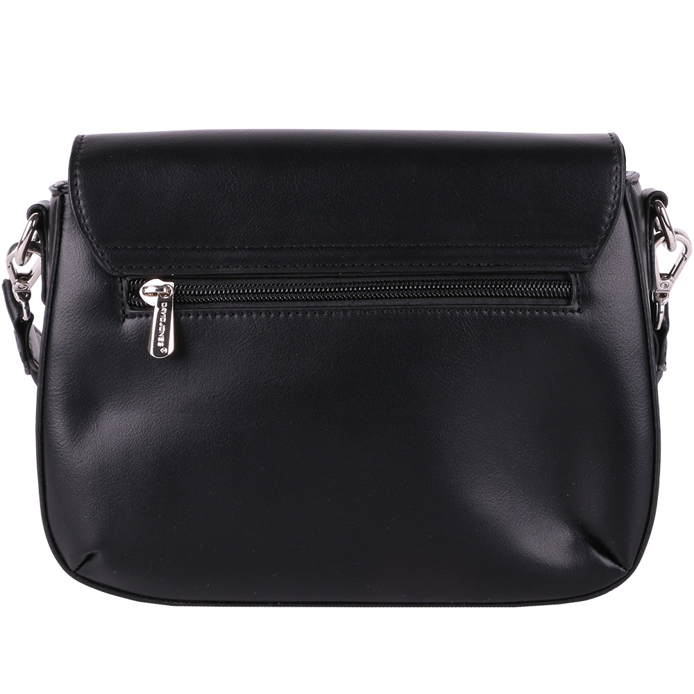 Geanta crossbody pentru dama din piele eco impletita, David Jones, AB-CM6525