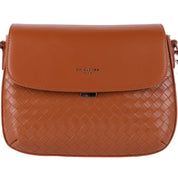 Geanta crossbody pentru dama din piele eco impletita, David Jones, AB-CM6525