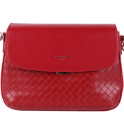 Geanta crossbody pentru dama din piele eco impletita, David Jones, AB-CM6525