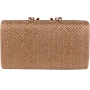 Geanta clutch de seara pentru dama, eleganta, din rafie Paula Rossi AD-22215