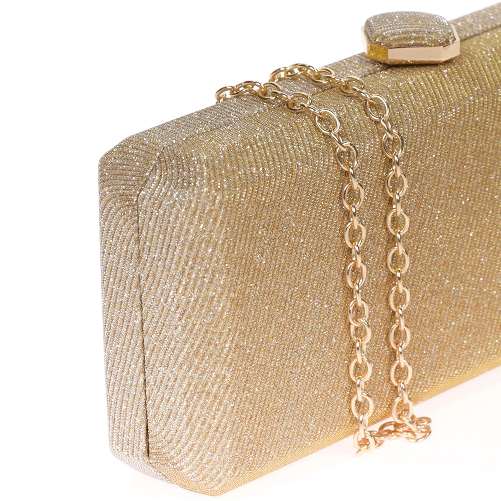 Geanta clutch pentru dama, eleganta cu sclipici, esHermosa, Paula Rossi AD-22230