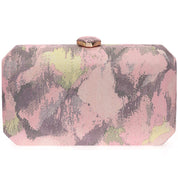 Geanta Clutch cu detalii imprimate, din tetasura moale, Paula Rossi AD-23026