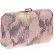 Geanta Clutch cu detalii imprimate, din tetasura moale, Paula Rossi AD-23026