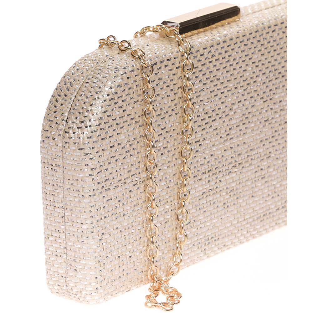 Geanta Clutch de seara pentru dama, eleganta din rafie Paula Rossi AD-41373