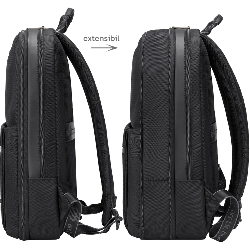 Rucsac unisex extensibil pentru laptop de 15,6 inch, rezistent la apa, Arctic Hunter B00410