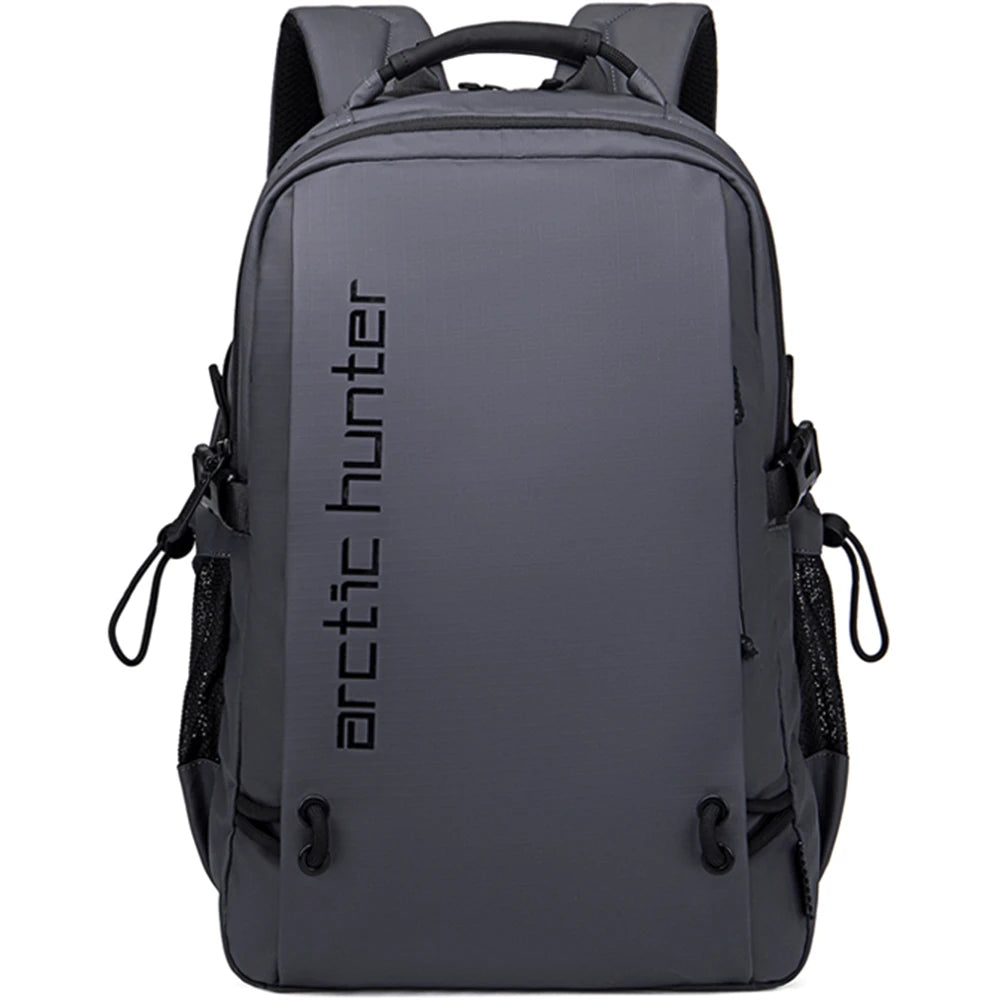 Rucsac smart unisex, business casual, city style, compartiment pentru laptop 15.6 inch, din poliester rezistent la apa, fixare de valiza, Arctic Hunter B00530