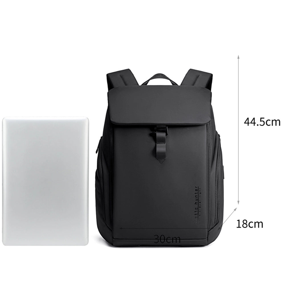 Rucsac business pentru laptop de 15.6 inch, din material OXFORD este rezistent la apa, cu fixare de valiza, cu port USB, Arctic Hunter B00558