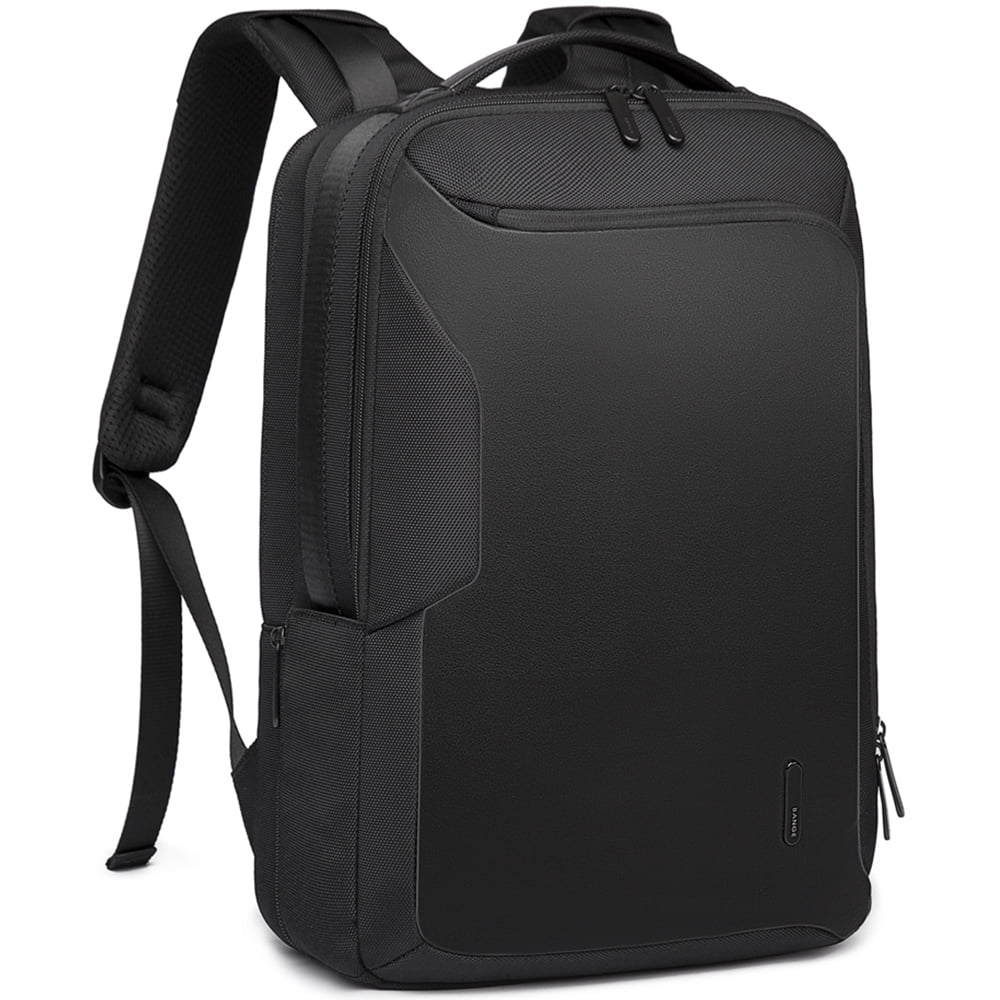 Rucsac smart unisex BANGE cu compartiment pentu laptop 15.6 inch, din poliester este rezistent la apa, buzunar anti furt, gaura pentru casti si port USB, BG-S51