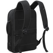 Rucsac smart unisex pentru laptop 15.6 inch, din poliester este rezistent la apa, buzunar anti furt, iesire la casti si port USB, fixare de valiza BANGE BG-S53