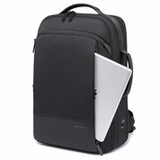 Rucsac laptop 15.6 inch, buzunar pentru tableta, cu iesire la casti si port USB, din poliester, rezistent la apa, buzunar anti furt BANGE BG-S55