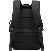 Rucsac laptop 15.6 inch, buzunar pentru tableta, cu iesire la casti si port USB, din poliester, rezistent la apa, buzunar anti furt BANGE BG-S55