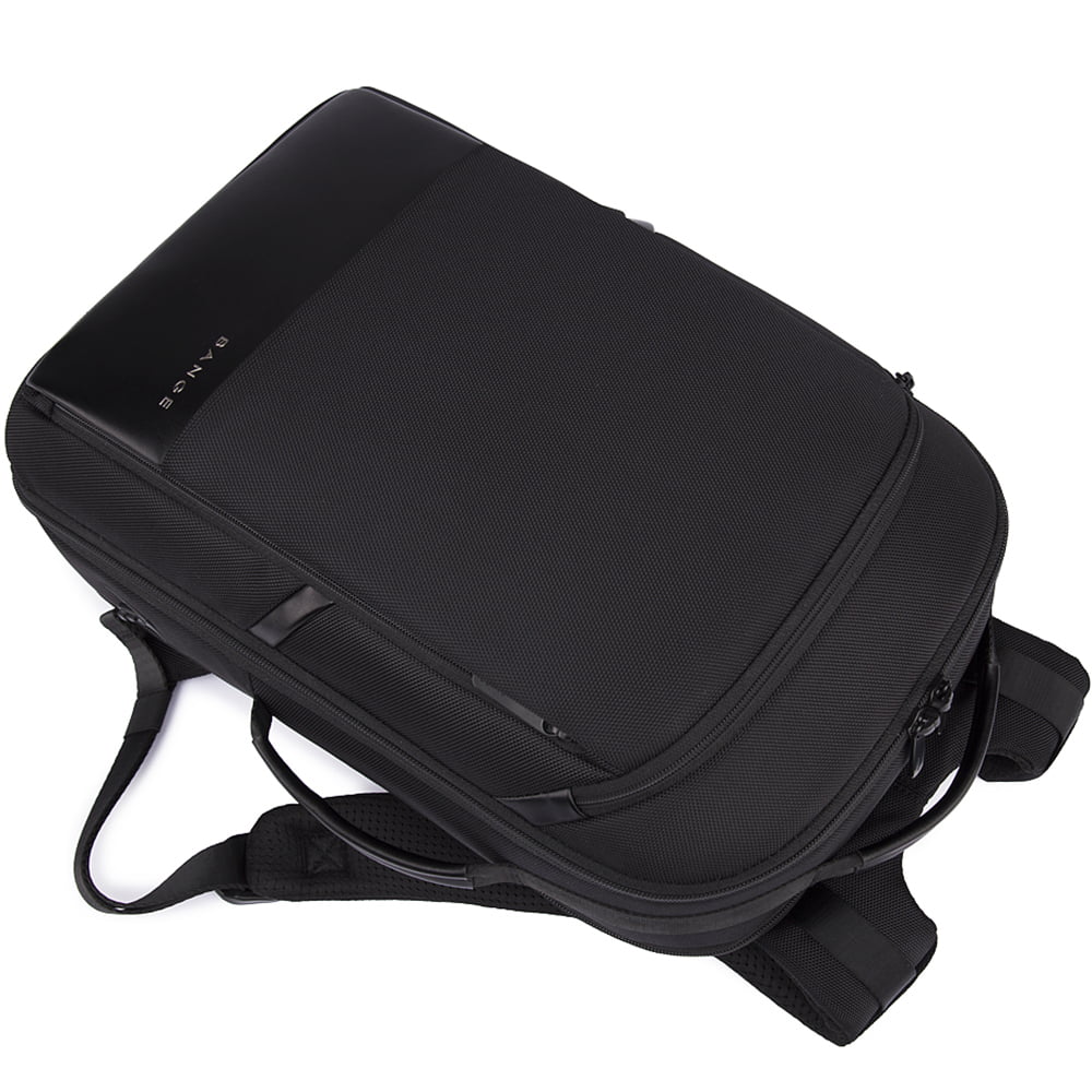 Rucsac laptop 15.6 inch, buzunar pentru tableta, cu iesire la casti si port USB, din poliester, rezistent la apa, buzunar anti furt BANGE BG-S55