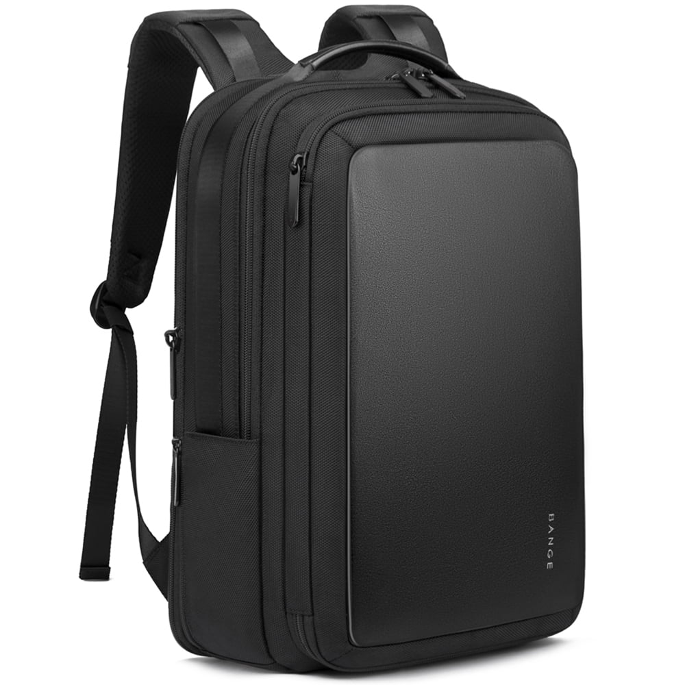 Rucsac unisex smart casual pentru laptop 15.6 inch, extensibil pentru calatorii, din poliester este rezistent la apa, iesire la casti si port USB, spate respirabil si buzunar anti furt, BANGE BG-S56