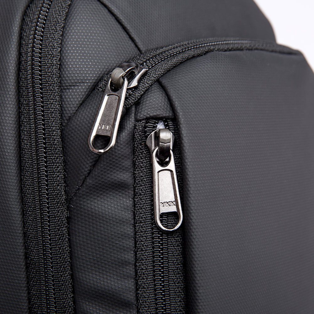 Rucsac crossbody pentru barbati, din poliester rezistent la apa, cu port USB si buzunar antifurt, BANGE BG1911