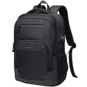 Rucsac casual pentru barbati, compartiment pentru laptop 15.6 inch cu port USB, spate respirabil cu buzunar antifurt, din poliester este rezistent la ploaie, BANGE BG1922