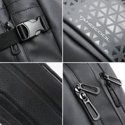 Geanta crossbody, tip rucsac pentru barbati, din poliester rezistent la stropi, cu buzunar antifurt, BANGE BG22027