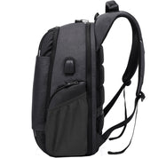 Rucsac unisex smart casual BANGE, din poliester, rezistent la apa, cu lacat TSA si port USB, BG2215-9