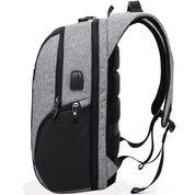 Rucsac unisex smart casual BANGE, din poliester, rezistent la apa, cu lacat TSA si port USB, BG2215-9