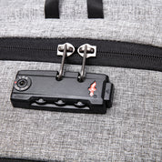 Rucsac unisex smart casual BANGE, din poliester, rezistent la apa, cu lacat TSA si port USB, BG2215-9