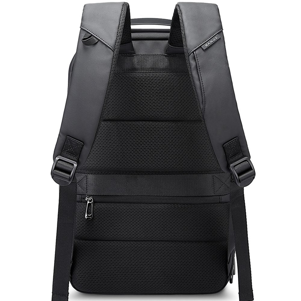 Rucsac modern unisex cu clapa magnetica, compartiment separat pentru laptop 15.6 inch, din poliester rezistent la stropi, cu buzunar ascuns, BANGE BG2581