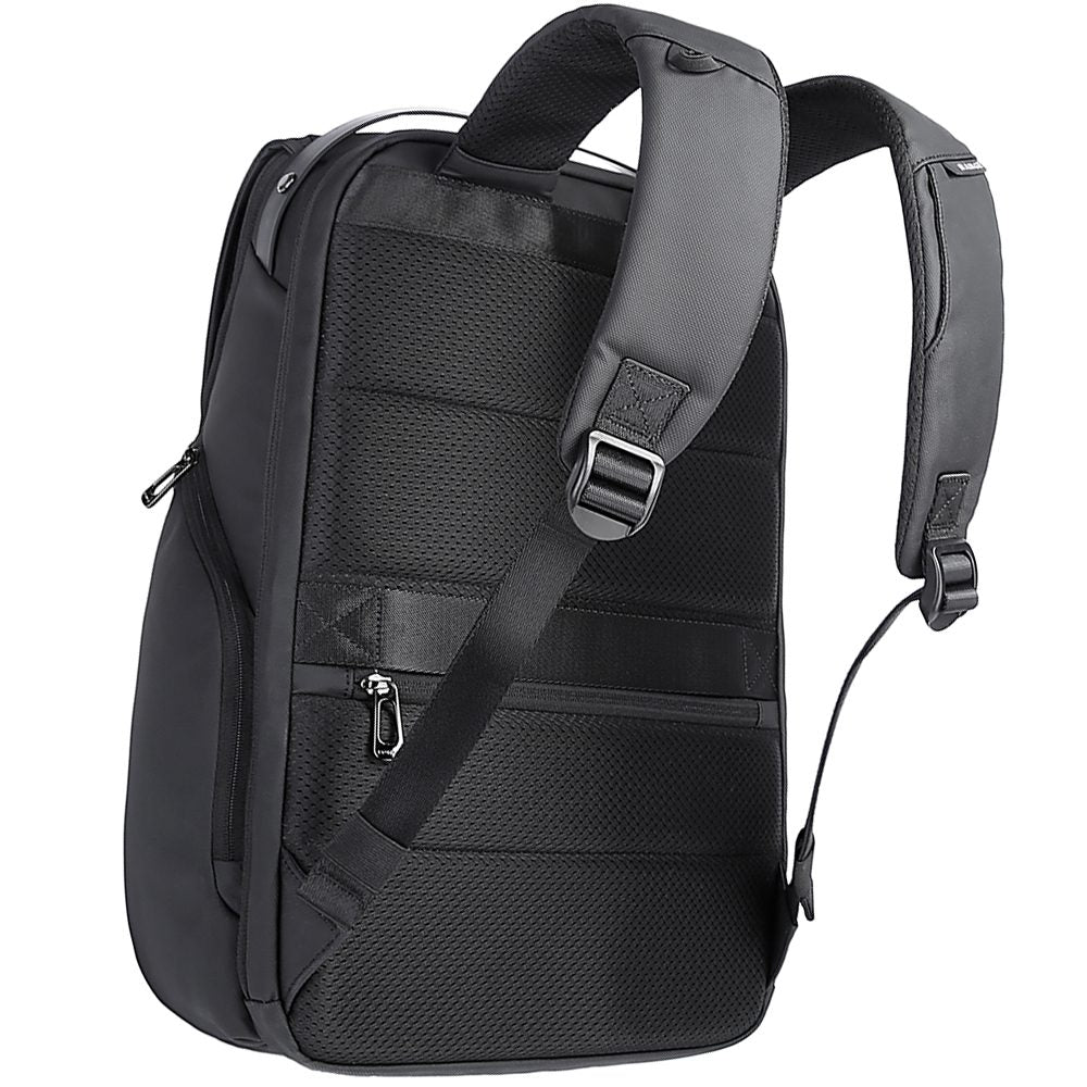 Rucsac modern unisex cu clapa magnetica, compartiment separat pentru laptop 15.6 inch, din poliester rezistent la stropi, cu buzunar ascuns, BANGE BG2581