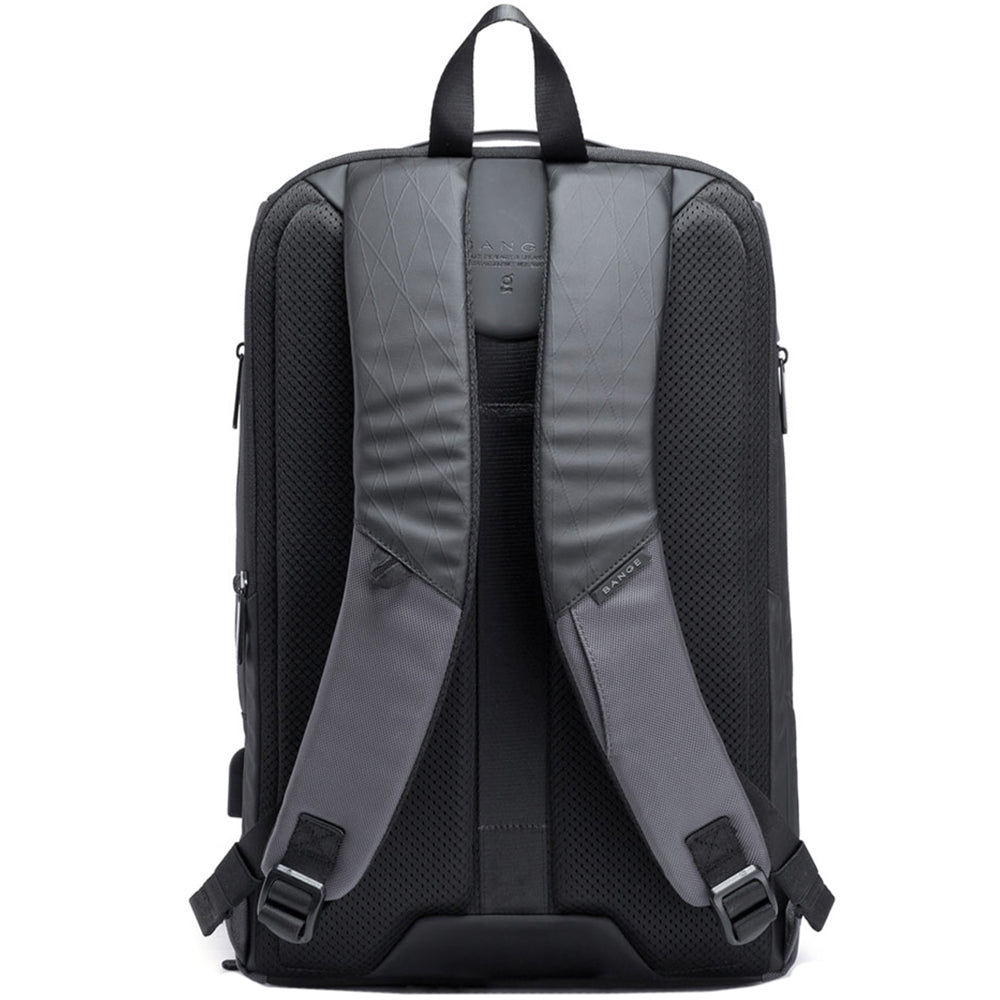 Rucsac unisex smart casual, compartiment separat pentru laptop 15.6 inch, din poliester este rezistent la apa, maner fix si port USB, BANGE BG7078