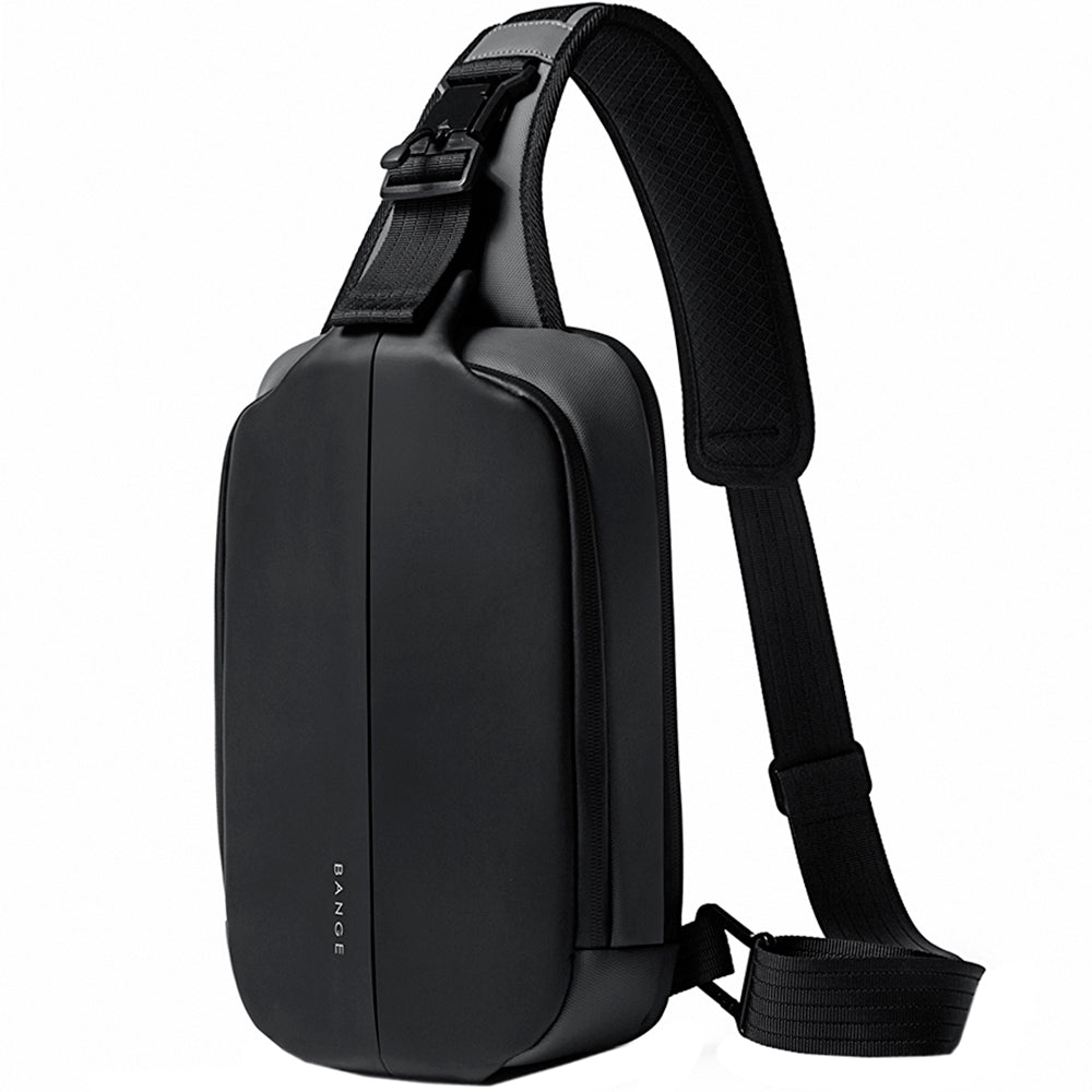 Rucsac crossbody pentru barbati, din poliester este rezistent la apa, trident posterior pentru umbrela, BANGE BG7210