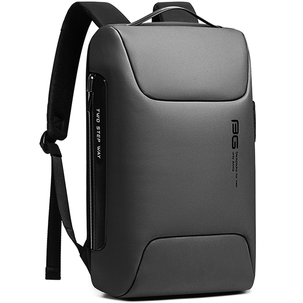 Rucsac pentru barbati multifuncional, compartiment laptop 15.6 inch, buzunar antifurt si port USB, lacat TSA si fixare de valiza BANGE BG7216