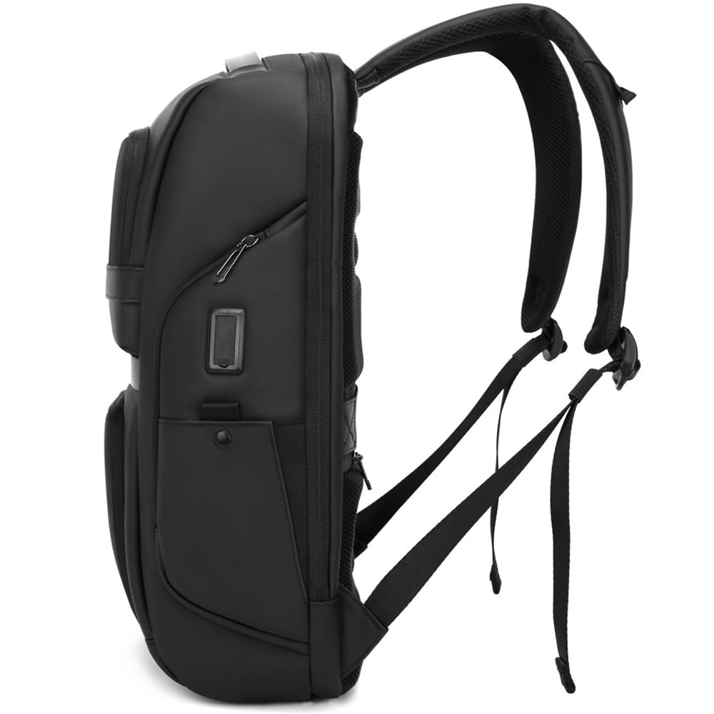 Rucsac laptop 15.6 inch, din poliester, rezistent la apa, port USB si TYPE-C, se fixeaza de valiza, BANGE BG7268