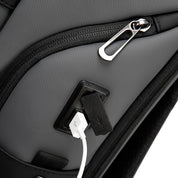 Rucsac laptop 15.6 inch, din poliester, rezistent la apa, port USB si TYPE-C, se fixeaza de valiza, BANGE BG7268