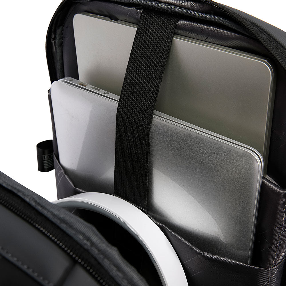 Rucsac laptop 15.6 inch, din poliester, rezistent la apa, port USB si TYPE-C, se fixeaza de valiza, BANGE BG7268