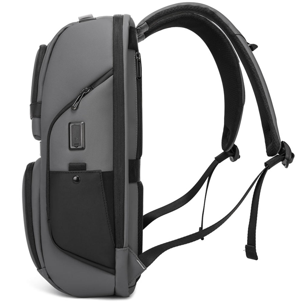 Rucsac laptop 15.6 inch, din poliester, rezistent la apa, port USB si TYPE-C, se fixeaza de valiza, BANGE BG7268